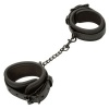 CALEXOTICS Nocturnal Ankle Cuffs Leather Adjustable Black