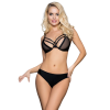 Subblime Two-Piece Transparent Bra and Panties Set S/M