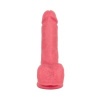 Afbeelding van EasyToys Dildo - With Balls Coral Pink - 17,5 cm