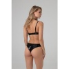 Afbeelding van Christine - Open Kruis String Dark Desire - Zwart