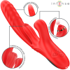Intense Rosalia 3-in-1 Multifunction Vibrator - Red