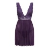 Afbeelding van Christine - Babydoll & String Lieve - paars