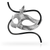 Ohmama Fleur de Lis Eye Mask Silver