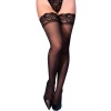 Chilirose – CR 4884 Black Lace Thigh-high Stockings / S