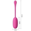Pretty Love Catalina Pink Vibrating Egg App Control Free
