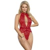 Subblime Open Cup Bodysuit Red S/M