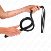 Kink Long Whip With Beads 110 Cm