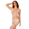 Afbeelding van Obsessive - Mesh Catsuit - Wit