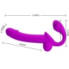 Pretty Love Kelpie Double Strap-On Stimulator