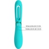 Romance Lexie G-Spot Vibrator, 7 Vibrations, Blue