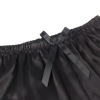 Subblime 953942 Casual Silk Nightgown + Lace Pants Black