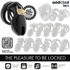 Addicted Toys Locked Obsidian Hold Penis Cage Size S