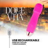 Dolce Vita Rechargeable Vibrator Three Pink