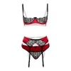 Afbeelding van Christine - Bra-set 3 pc Gush - Red