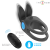 Intense Sam Double Vibrating Penis Ring, Black