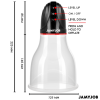 Jamyjob Xpand Lite Testicle Pump, 3 Suction Levels, Grey