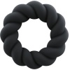 Rocks-Off Twist Black Silicone Masturbator Ring