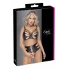 Afbeelding van Cottelli LINGERIE – Soft Bra & Crotchless Panty Set – Zwart