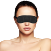 DARKNESS Satin Eye Mask Black