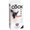 King Cock Harness with Realistic Penis, 17.8 cm
