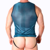 Macho Green T-Shirt L/XL - Sporty Viscose Blend