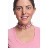 Afbeelding van XR Brands - Spiked Heart Choker - Roze
