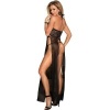 Subblime Dress-Top Thong Set Black S/M