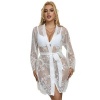 Subblime Long Sleeve Nightgown Floral White S/M