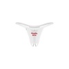 Afbeelding van Obsessive - Weddya Bride Open Kruis String - Wit
