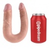 King Cock U-Shaped Double Trouble, 13.9 cm