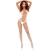 Passion BS124 Laced Bodystocking White