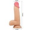 Pretty Love Sliding Skin Dildo Flesh 20.6 CM