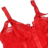 Subblime Teddy with Garter Strap Detail Red S/M