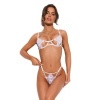 Afbeelding van Obsessive - Luise Sublim 2-delige Open Set - Wit
