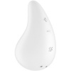Satisfyer Dew Drop Lay-On Clitoral Vibrator White