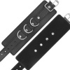 Darkness Black Leather Handcuffs