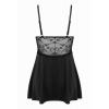 Afbeelding van Christine - Babydoll Pixy - Zwart