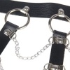 Subblime Leather Chest Harness Chain Details