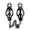 Ohmama Fetish Japanese Nipple Clamps with Black Chain