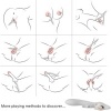 Armony Elk Rabbit Vibrator Curved Red