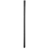 All Black 10mm Silicone Urethral Probe 24cm