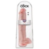 King Cock Realistic Dildo with Testicles, 38 cm