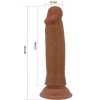 Pretty Love Quentin Realistic Dildo 18cm Brown