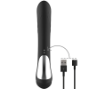 Black&Silver Jamie Rabbit Vibrator Black