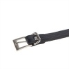SUBBLIME 953713 Punk Bondage Belt Metal Buckle Black One Size