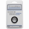 Afbeelding van Doc Johnson - TitanMen Cock Ring - Zwart