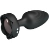 Pretty Love Varian LED Anal Plug Black 10.8CM