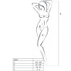 Passion Woman Bs013 White Bodystocking One Size