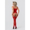 Afbeelding van Christine - Open Kruis Jarretel Design Catsuit