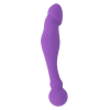 Intense Silicone Dual Stimulator, Lilac, 18cm